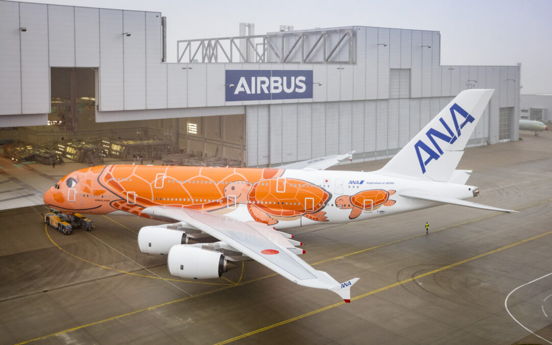 3e A380 destiné à la compagnie Japonaise ANA