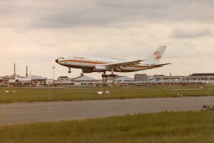 A300B arrivée au Bourget