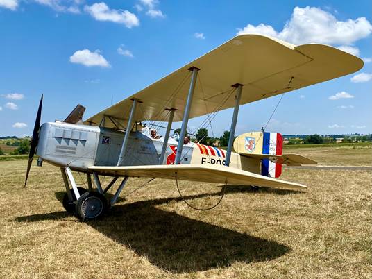 En vol sur le Bréguet XIV