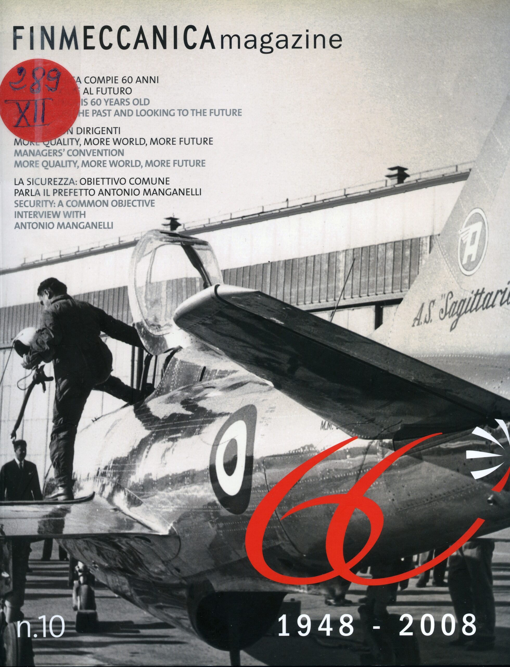 FINMECCANICA Magazine 60 Anniversaire  N° : 10 – 1948 – 2008