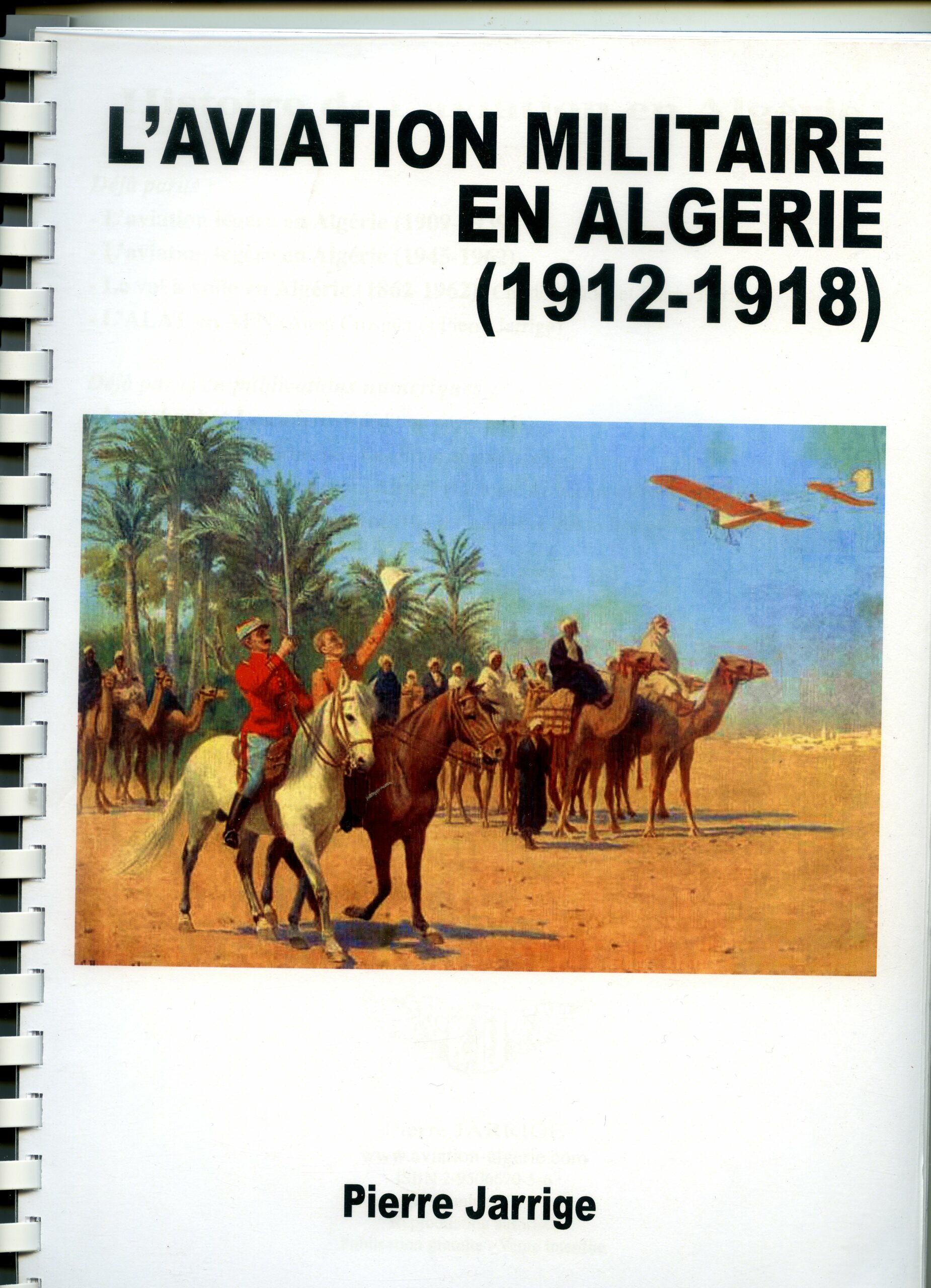 L’AVIATION MILITAIRE EN ALGERIE par Pierre Jarrige