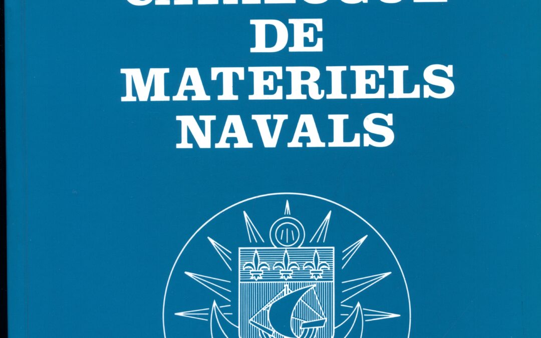 Catalogue de Matériels Navals 1982 – 1983 Tome 1/2