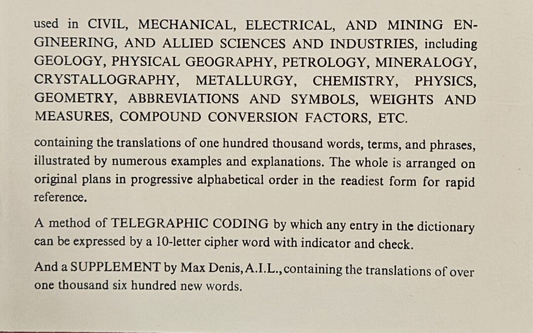 DICTIONNARY of TECHNICAL TERMS and PHRASES FR ANG & Ang FR  Volume 2  FR ANG